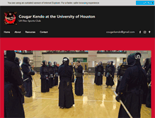Tablet Screenshot of cougarkendo.com